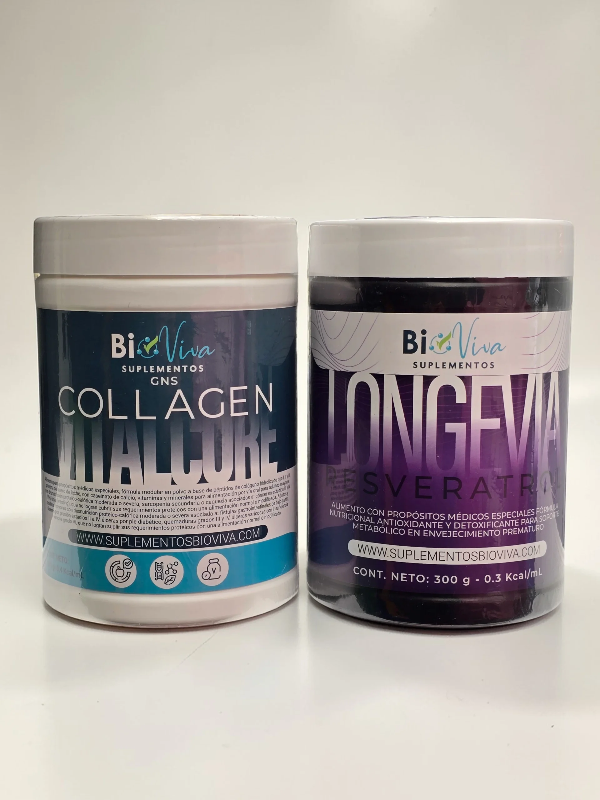 Promoción colágeno y resveratrol bioviva suplementos