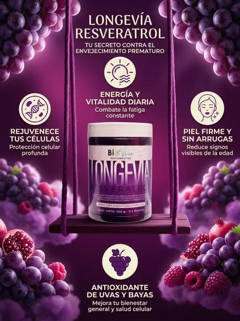 resveratrol antienvejecimiento bioviva